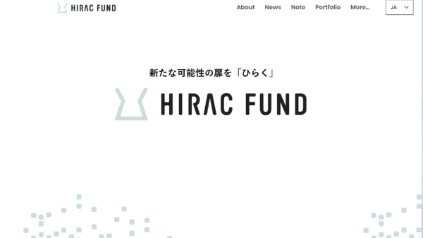HIRAC FUND | VC/CVC-事業会社