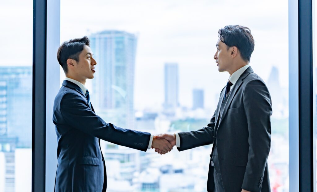 資本政策で合意するイメージ